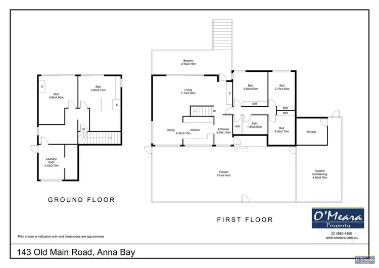 Floorplan of Homely house listing, 143 Old Main Road, Anna Bay NSW 2316