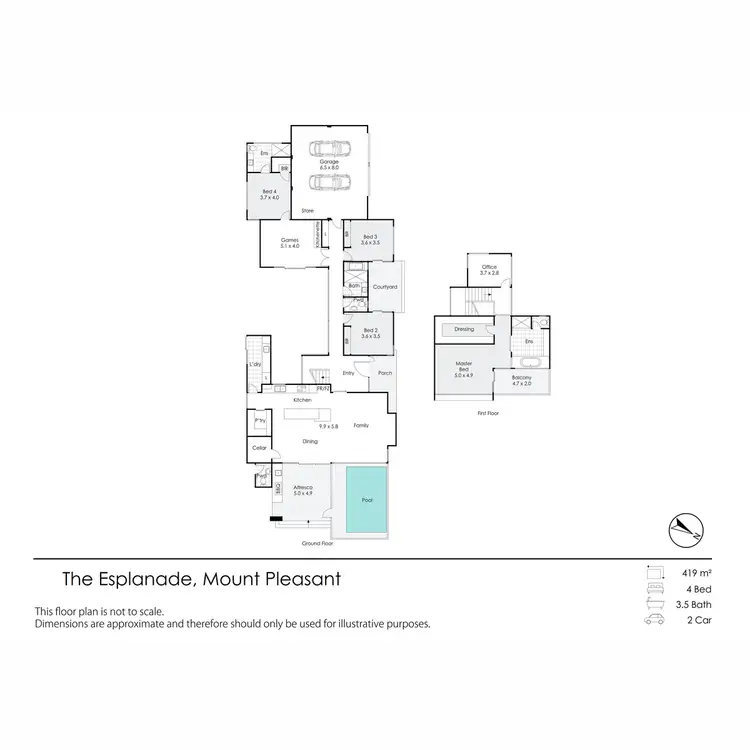 Floorplan of Homely house listing, 81 The Esplanade, Mount Pleasant WA 6153