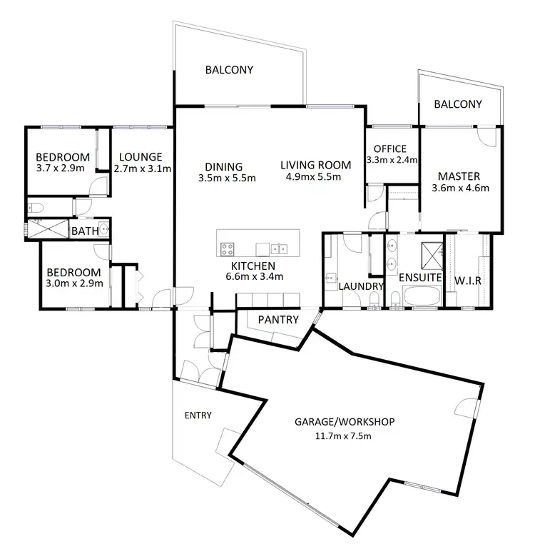 Floorplan of Homely house listing, 25/81 Jeffries Rise, Wodonga VIC 3690