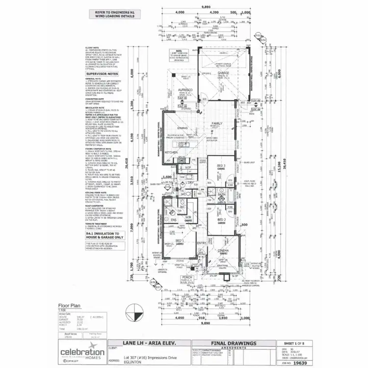 Floorplan of Homely house listing, 16 Impressions Drive, Eglinton WA 6034