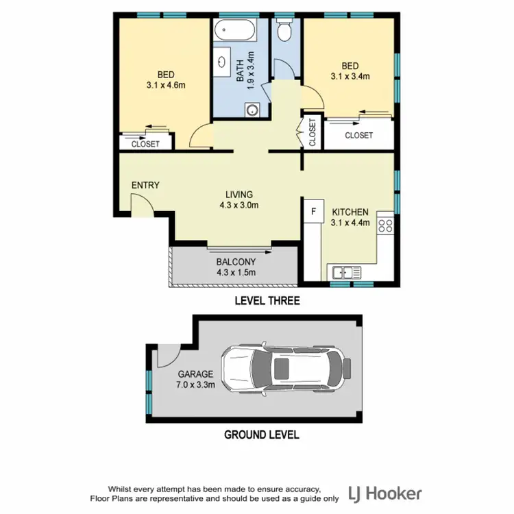 Floorplan of Homely unit listing, 4/87 Farnell Street, Chermside QLD 4032