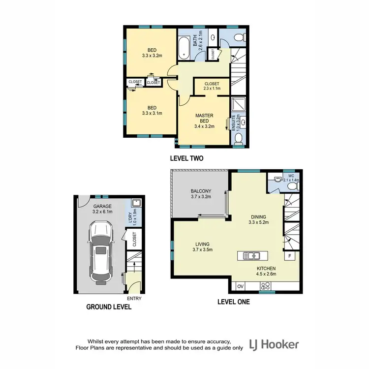 Floorplan of Homely townhouse listing, 1/21 Buruda Street, Chermside QLD 4032