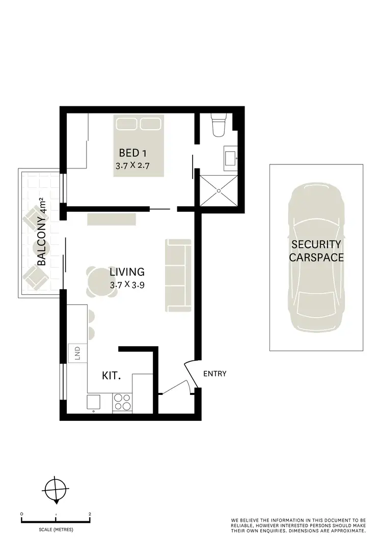 Floorplan of Homely apartment listing, 2F/12 Arthur Street, Surry Hills NSW 2010