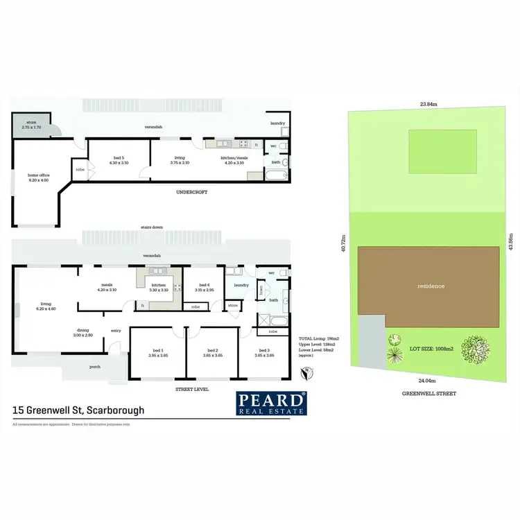 Floorplan of Homely house listing, 15 Greenwell Street, Scarborough WA 6019