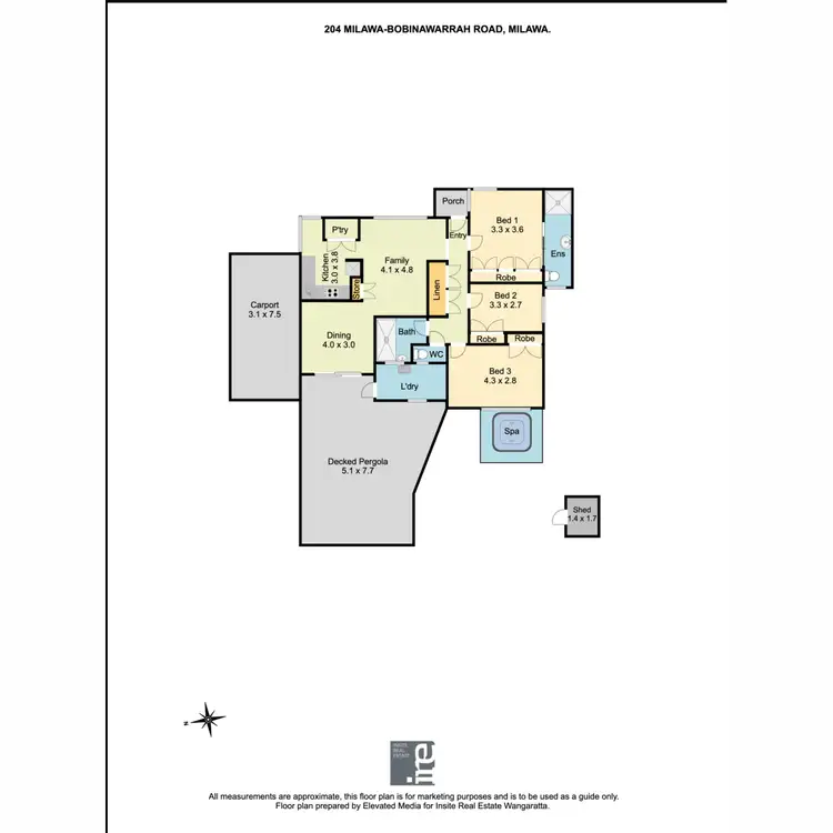 Floorplan of Homely house listing, 204 Milawa-Bobinawarrah Road, Milawa VIC 3678