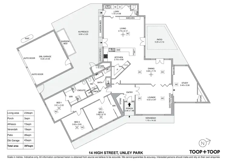 Floorplan of Homely house listing, 14 High Street, Unley Park SA 5061