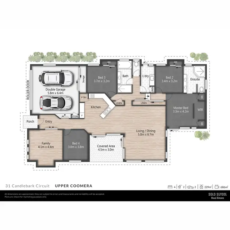 Floorplan of Homely house listing, 31 Candlebark Circuit, Upper Coomera QLD 4209