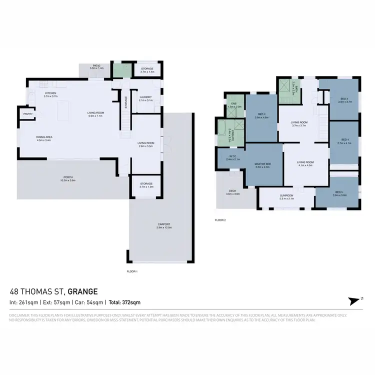 Floorplan of Homely house listing, 48 Thomas Street, Grange QLD 4051