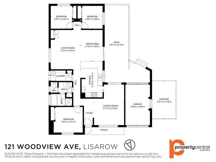 Floorplan of Homely house listing, 121 Woodview Avenue, Lisarow NSW 2250