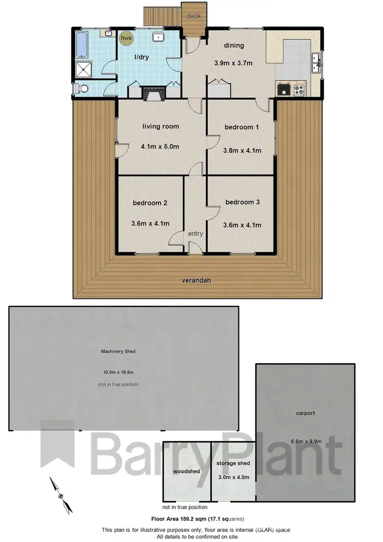 Floorplan of Homely house listing, 1280 Pakenham Road, Mount Burnett VIC 3781