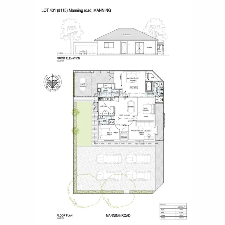 Floorplan of Homely house listing, 115 Manning Road, Manning WA 6152