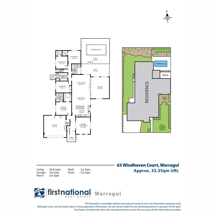 Floorplan of Homely house listing, 63 Windhaven Drive, Warragul VIC 3820