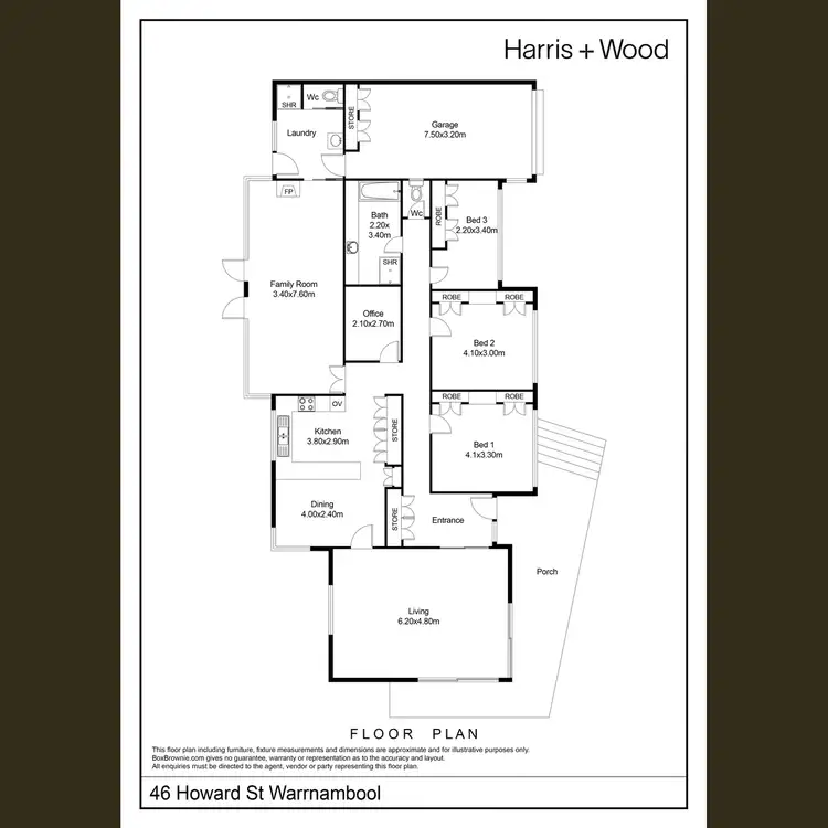 Floorplan of Homely house listing, 4/11 Howard Street, Warrnambool VIC 3280