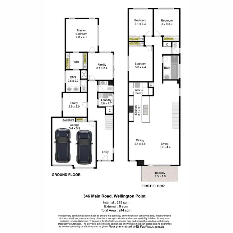 Floorplan of Homely house listing, 346 Main Road, Wellington Point QLD 4160