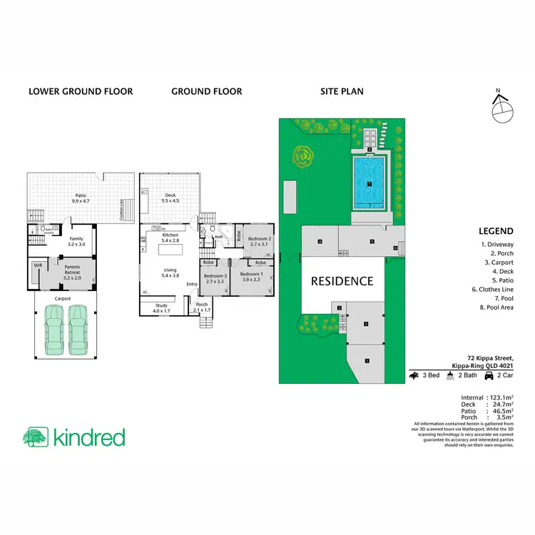 Floorplan of Homely house listing, 72 Kippa Street, Kippa-Ring QLD 4021