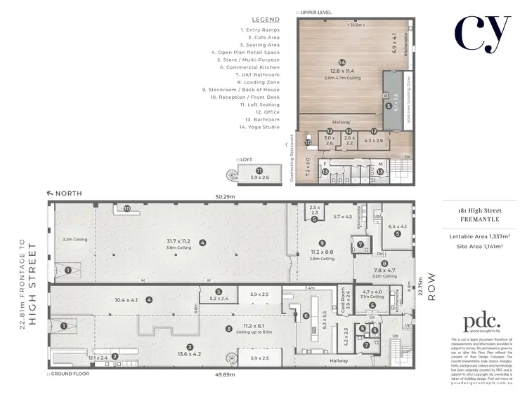 Floorplan of Homely house listing, 181 High Street, Fremantle WA 6160