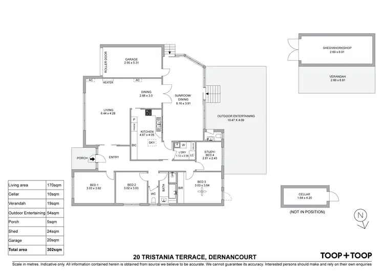 Floorplan of Homely house listing, 20 Tristania Terrace, Dernancourt SA 5075