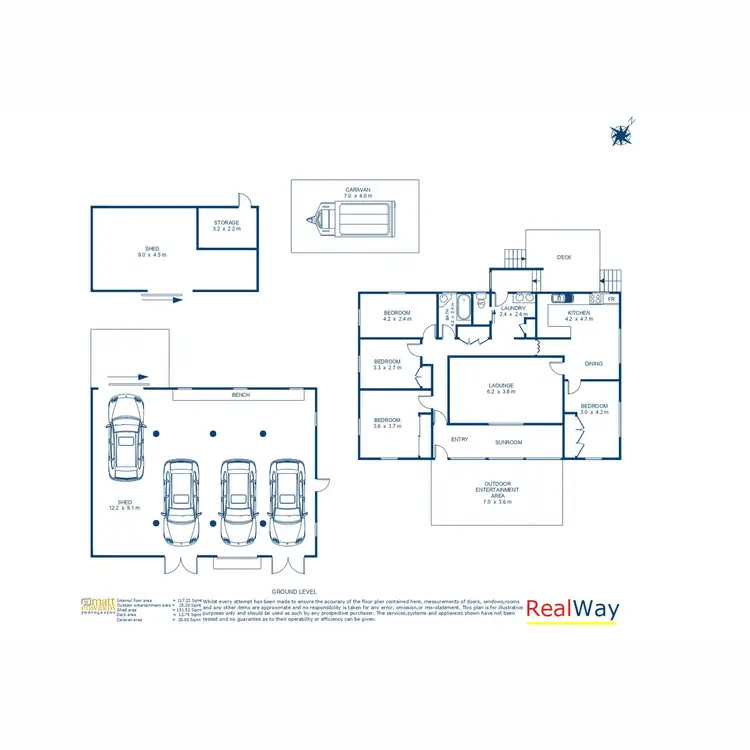 Floorplan of Homely house listing, 12 Dolleys Road, Withcott QLD 4352