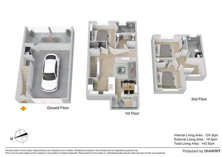 Floorplan of Homely townhouse listing, 4/29 Church Road, Zillmere QLD 4034