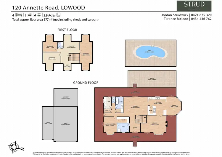 Floorplan of Homely house listing, 120 Annette Road, Lowood QLD 4311