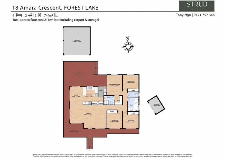 Floorplan of Homely house listing, 18 Amara Crescent, Forest Lake QLD 4078