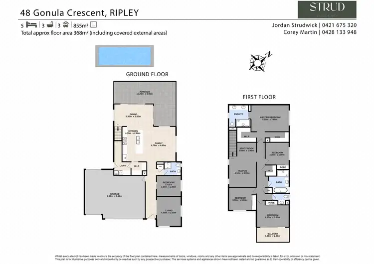 Floorplan of Homely house listing, 48 Gonula Crescent, Ripley QLD 4306