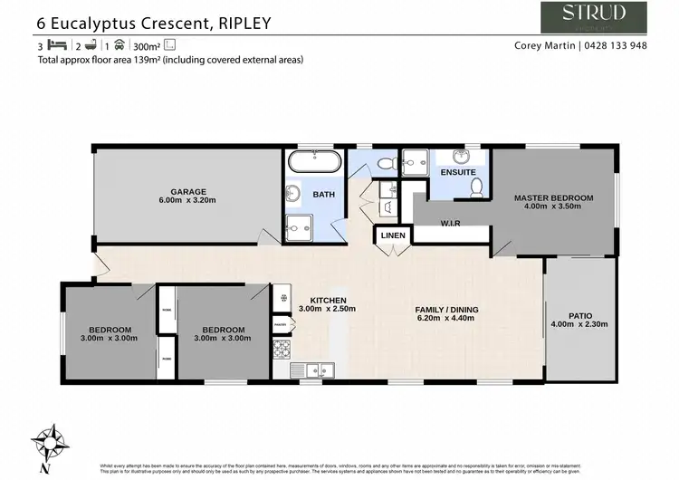 Floorplan of Homely house listing, 6 Eucalyptus Crescent, Ripley QLD 4306