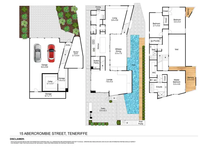 Floorplan of Homely house listing, 15 Abercrombie Street, Teneriffe QLD 4005