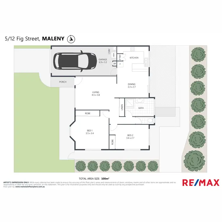 Floorplan of Homely house listing, 5/12 Fig Street, Maleny QLD 4552