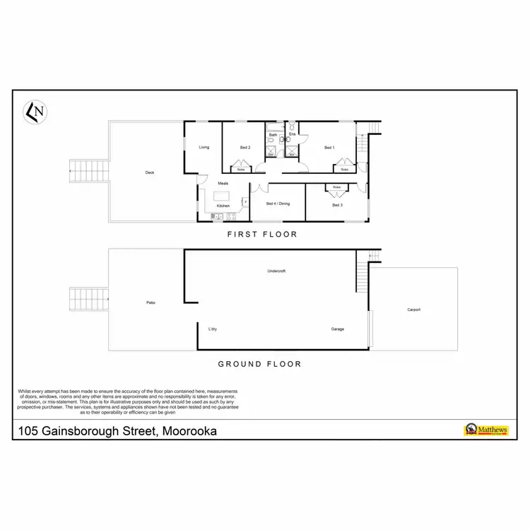 Floorplan of Homely house listing, 105 Gainsborough Street, Moorooka QLD 4105