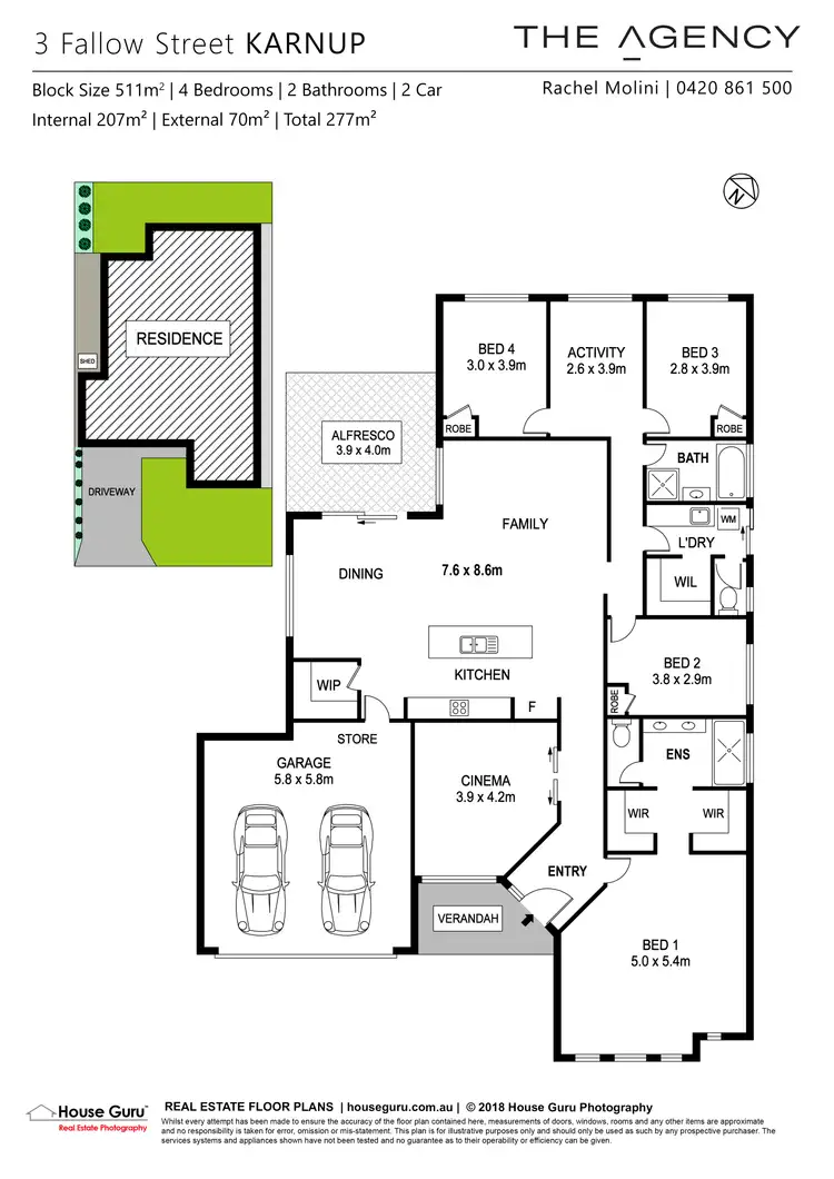 Floorplan of Homely house listing, 3 Fallow Street, Karnup WA 6176