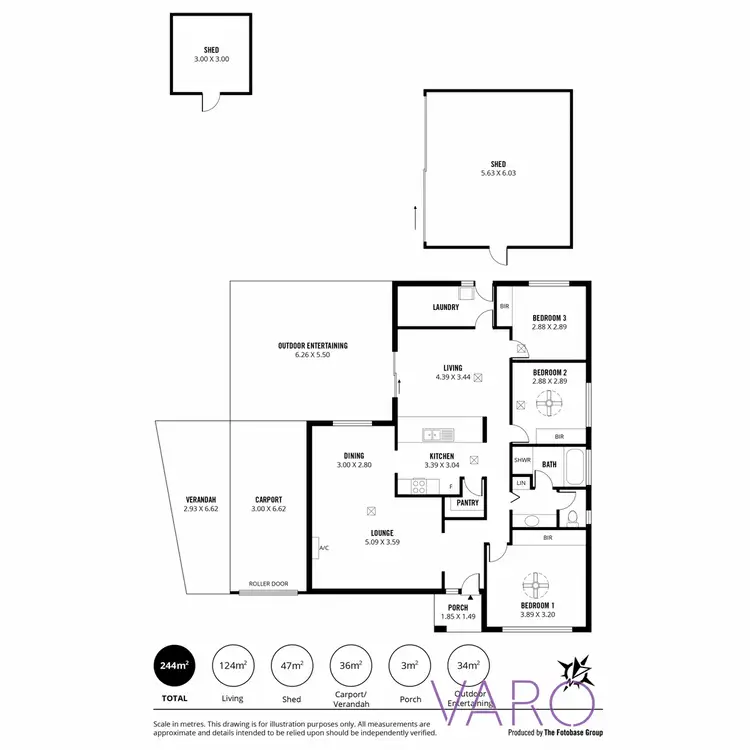 Floorplan of Homely house listing, 28 Lisbon Road, Craigmore SA 5114