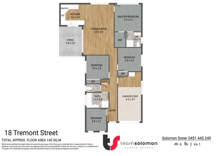 Floorplan of Homely house listing, 1/72 Tremont Street, Capalaba QLD 4157