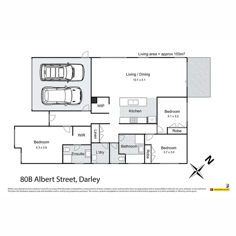Floorplan of Homely house listing, 80B Albert Street, Darley VIC 3340