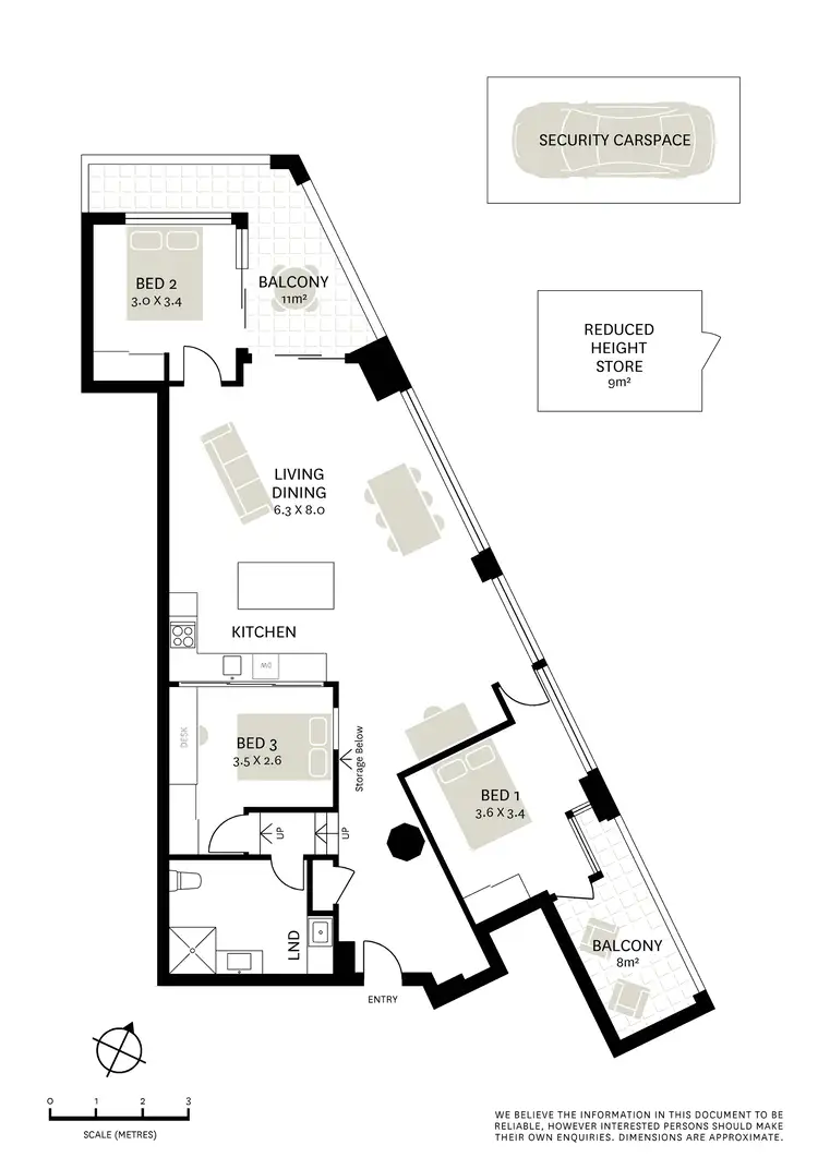 Floorplan of Homely apartment listing, 401/1 Missenden Road, Camperdown NSW 2050