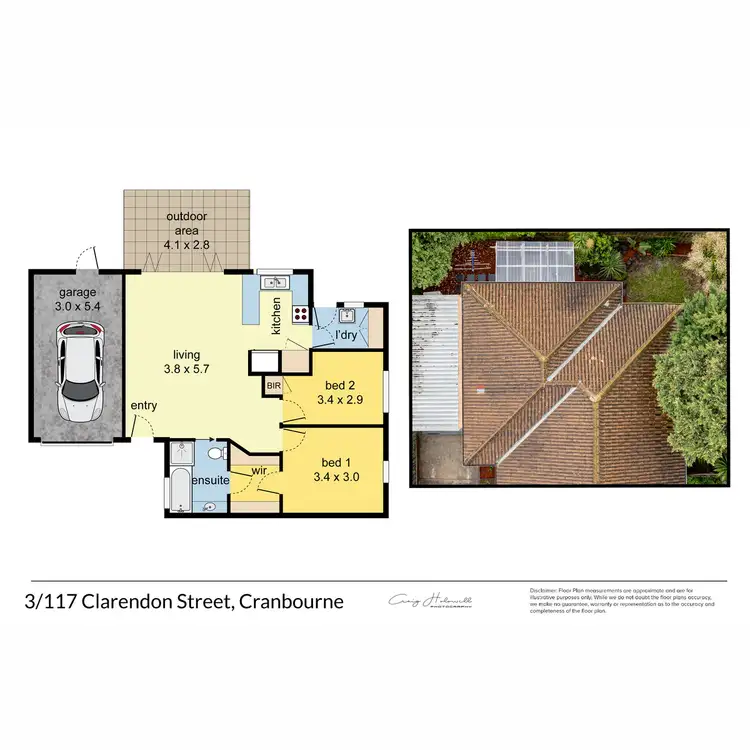Floorplan of Homely unit listing, 3/117 Clarendon Street, Cranbourne VIC 3977