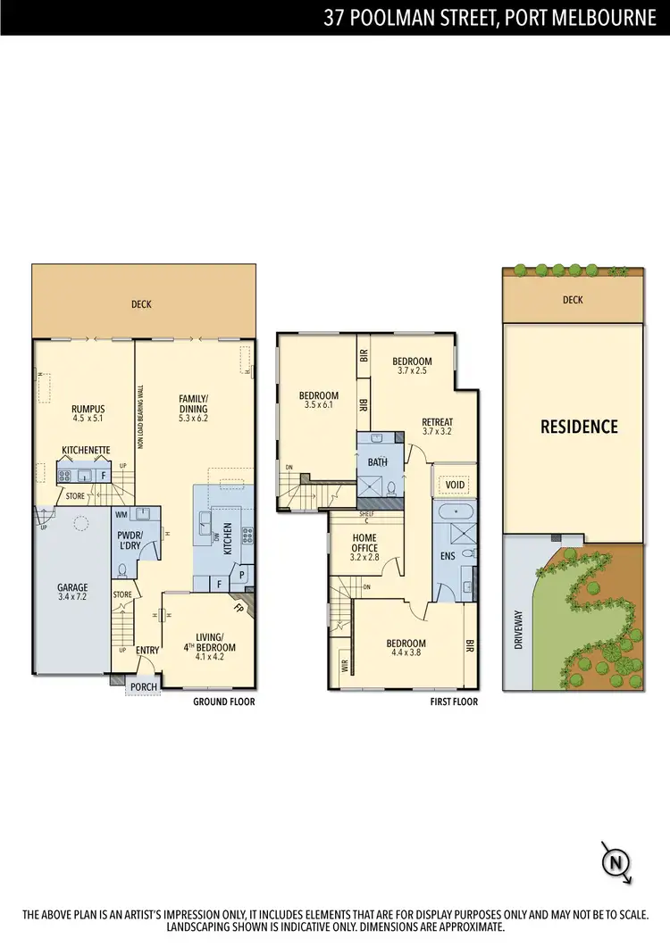 Floorplan of Homely house listing, 37 Poolman Street, Port Melbourne VIC 3207