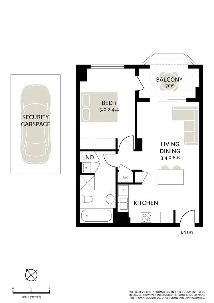 Floorplan of Homely apartment listing, 97/104 Miller Street, Pyrmont NSW 2009