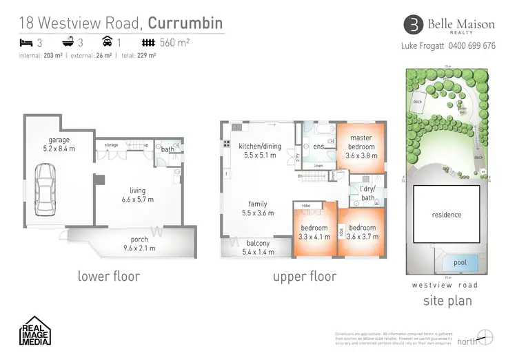 Floorplan of Homely house listing, 18 Westview Road, Currumbin QLD 4223