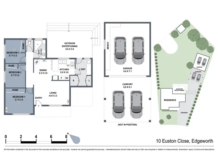 Floorplan of Homely house listing, 10 Euston Close, Edgeworth NSW 2285