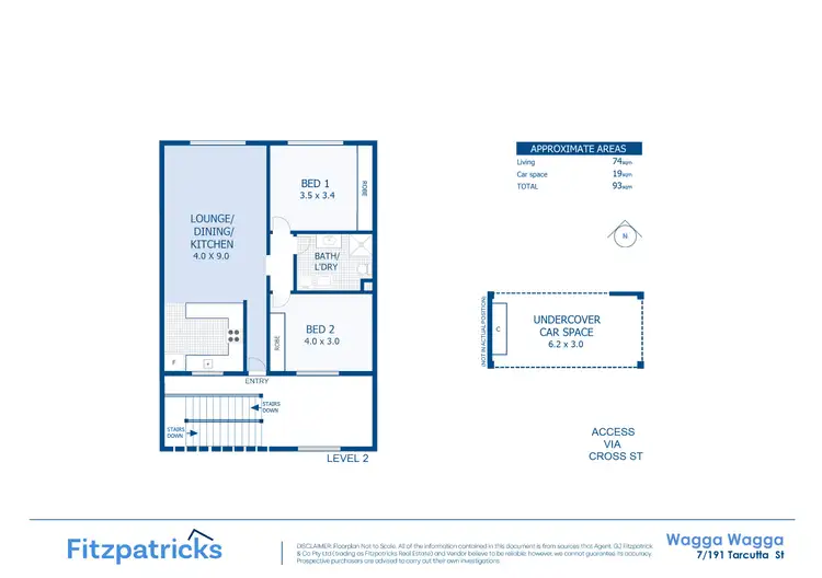 Floorplan of Homely unit listing, 7/191 Tarcutta Street, Wagga Wagga NSW 2650
