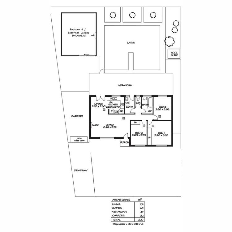 Floorplan of Homely house listing, 6 Hall Crescent, Burton SA 5110