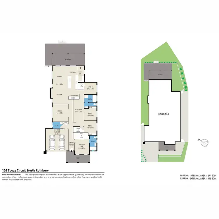 Floorplan of Homely house listing, 105 Tooze Circuit (Huntlee), North Rothbury NSW 2335