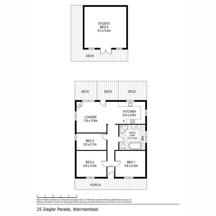 Floorplan of Homely house listing, 25 ZIEGLER Parade, Allansford VIC 3277
