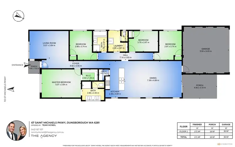 Floorplan of Homely house listing, 67 St Michaels Parkway, Dunsborough WA 6281