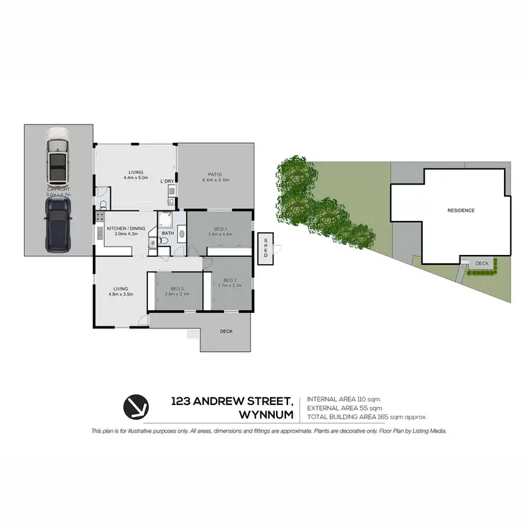Floorplan of Homely house listing, 123 Andrew Street, Wynnum QLD 4178