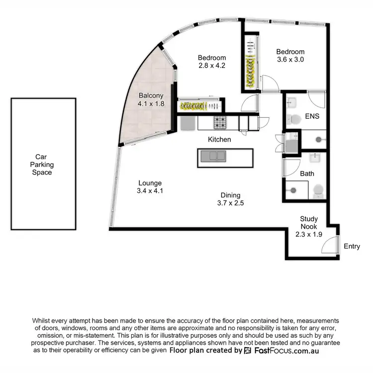 Floorplan of Homely apartment listing, 550 Queen Street, Brisbane City QLD 4000