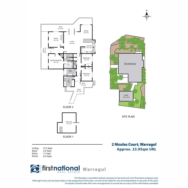 Floorplan of Homely house listing, 2 Nicolas Court, Warragul VIC 3820