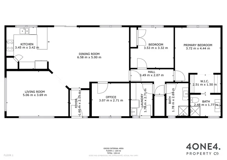Floorplan of Homely house listing, 28 Barrob Street, Old Beach TAS 7017
