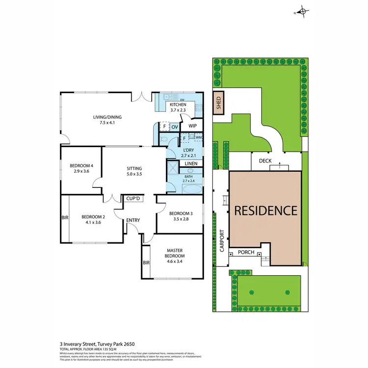 Floorplan of Homely house listing, 3 Inverary Street, Turvey Park NSW 2650